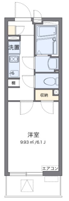 プレミール蕨 204号室 間取り