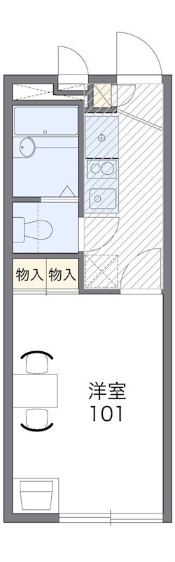 めぞん一刻  206号室 間取り