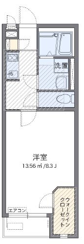 ル　シエル　Ⅱ 106号室 間取り