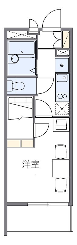 フラワーコート 203号室 間取り