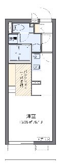 エレガンス 105号室 間取り