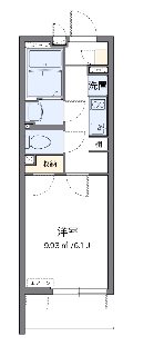 春日 201号室 間取り