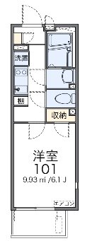 ルナ大宮 103号室 間取り