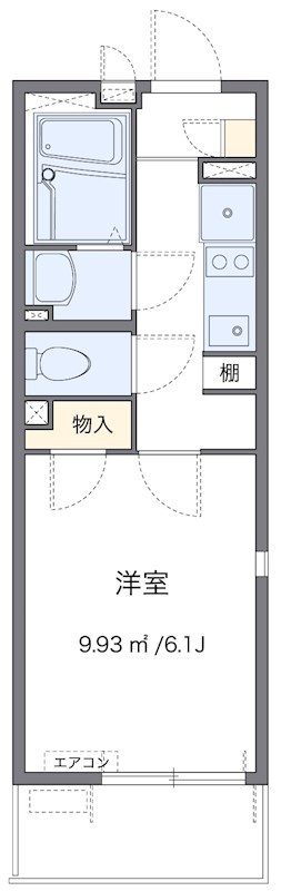 Ｔ＆Ｉ 105号室 間取り