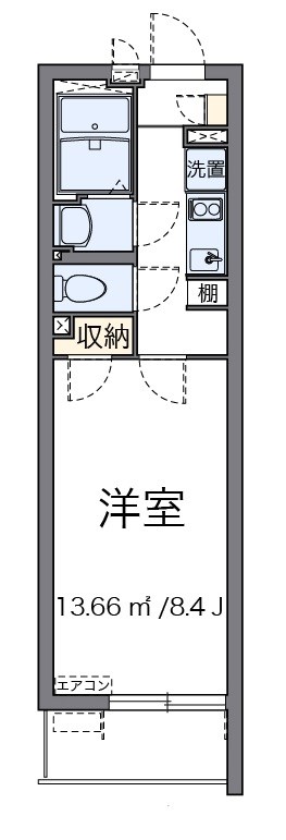 オリーブハウス　ネオⅡ 204号室 間取り