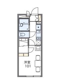 サニーハイツ 302号室 間取り