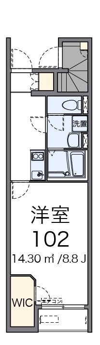 レガーロ 101号室 間取り