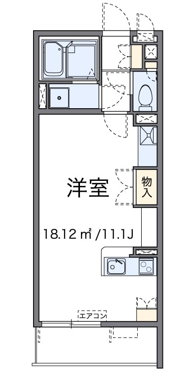 和 203号室 間取り