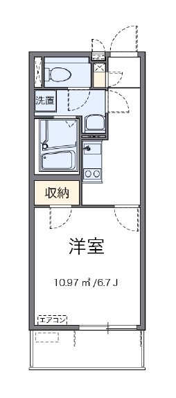 ラグーザ馬事公苑 302号室 間取り