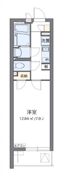 Ｕ＆ＳⅣ 103号室 間取り