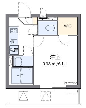 クリークハウス六町 間取り図