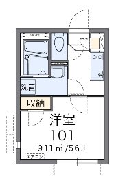 マグノリア 202号室 間取り