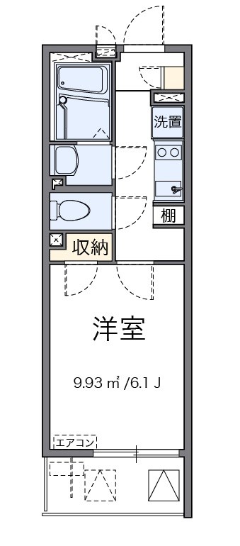 ラグーザ馬事公苑 403号室 間取り