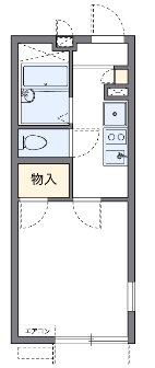 マリンドゥシャンス 102号室 間取り