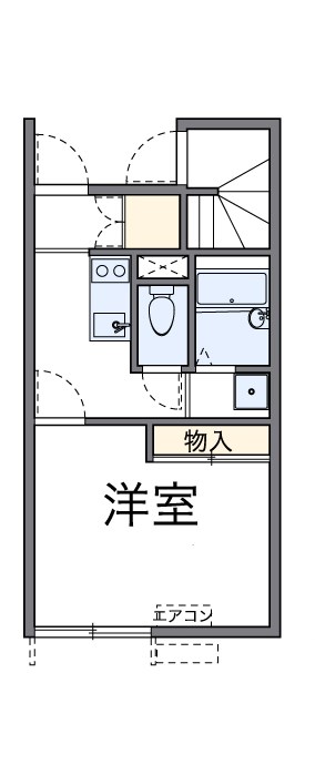 ハイツ忘れな草 103号室 間取り