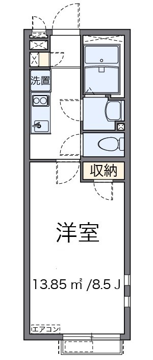 トウィンクルD 間取り図