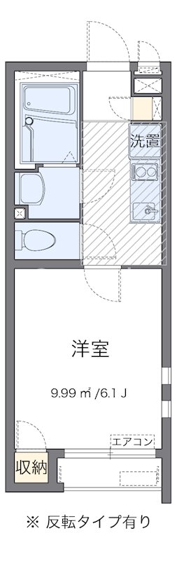 杉山Ⅳ 102号室 間取り