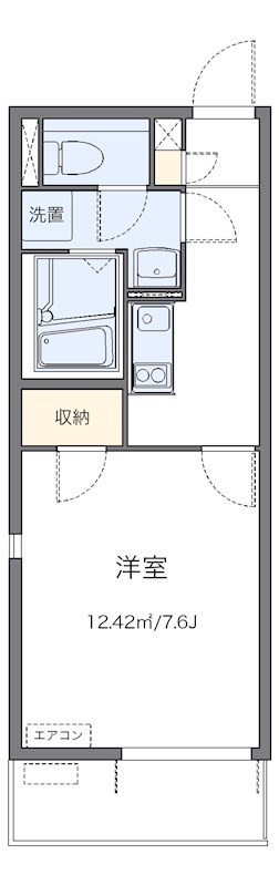 ル　ソレイユ 203号室 間取り