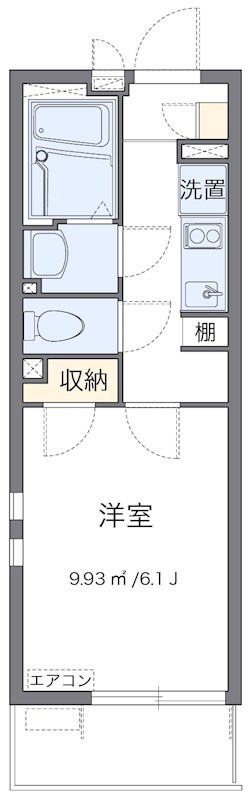 ボナール 103号室 間取り