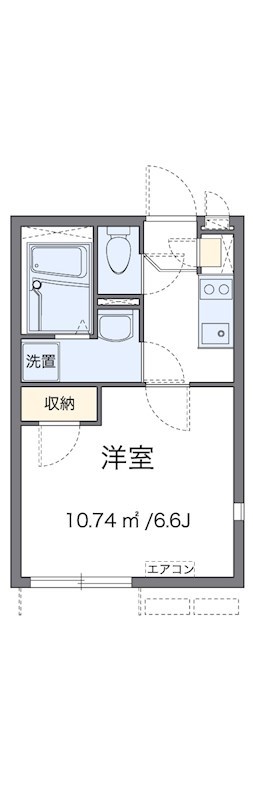 ル　クレール 203号室 間取り