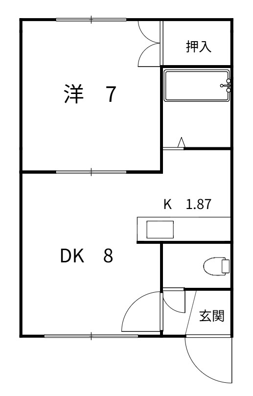 コーポイケダ 間取り