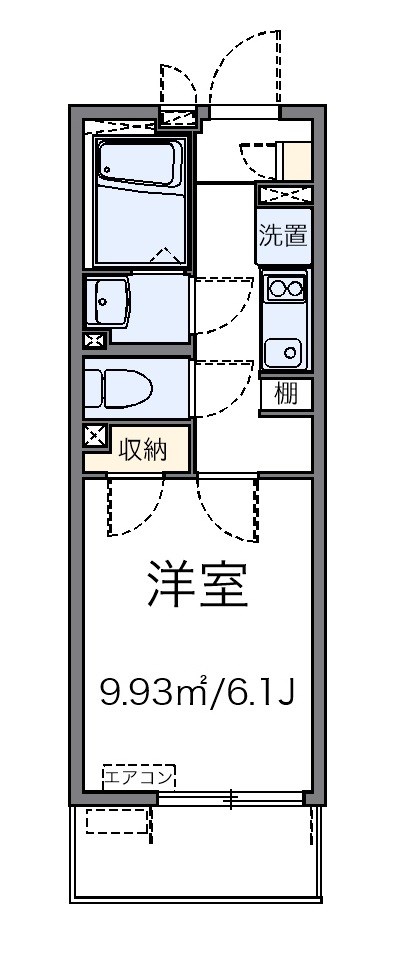 エトワールシャトー 108号室 間取り