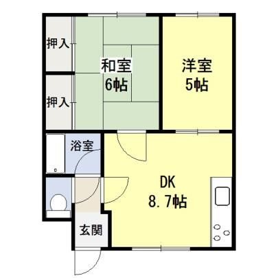 春日ハイツＢ 間取り