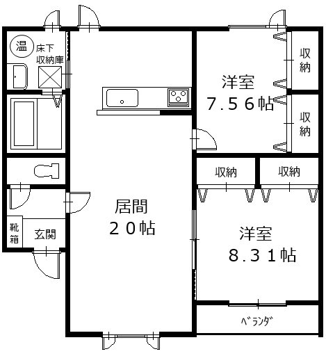 バップバーレンW17K 間取り