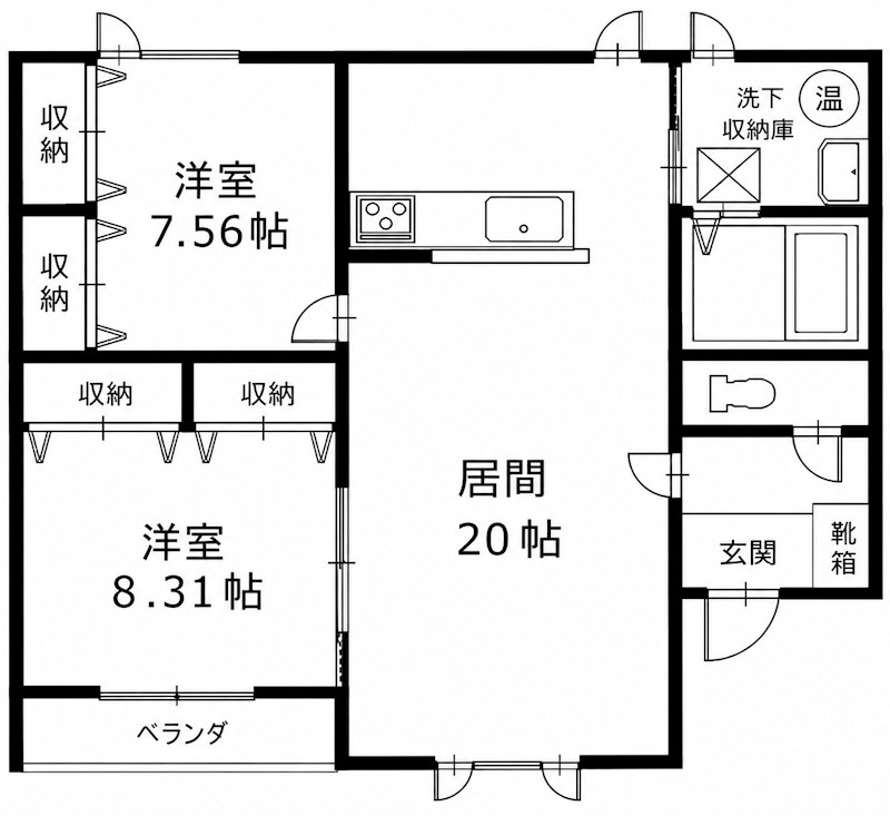 バップバーレンW17K 間取り