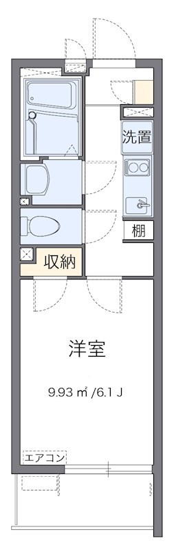 ホクレレ　エルア 102号室 間取り