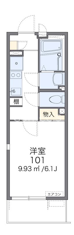 ヴァンベール　ドゥ 202号室 間取り