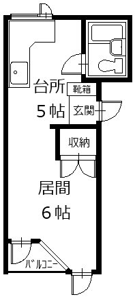 第2ニューリバーハイツ 間取り