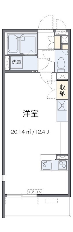 ラベンダー 302号室 間取り