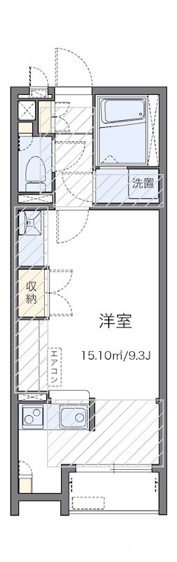 リベーラ 103号室 間取り