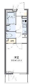 与野本町 102号室 間取り