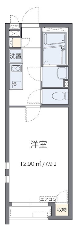 サクセス 102号室 間取り