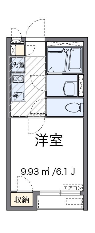 mz三河島 103号室 間取り