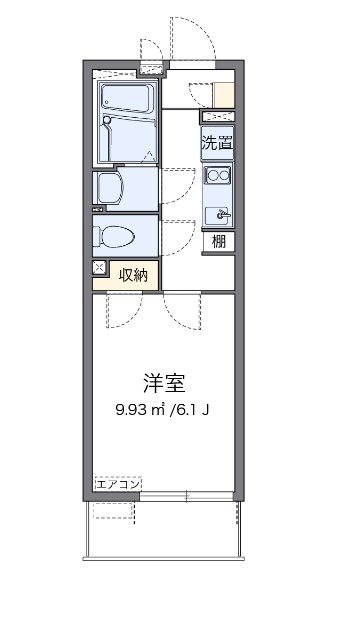 スペランツァⅠ号館 306号室 間取り