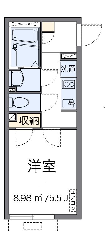 ボヌールⅡ 間取り図