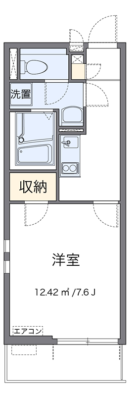 グラシアス　ワン 305号室 間取り