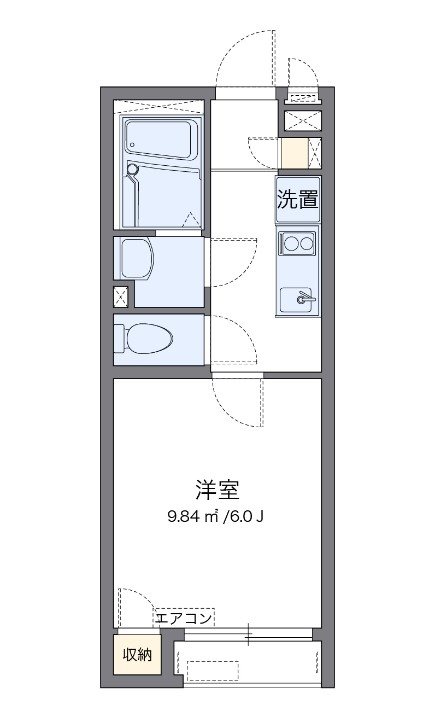 エマーレ横浜壱番館 202号室 間取り