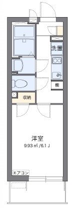 リバティ　レジデンス 105号室 間取り