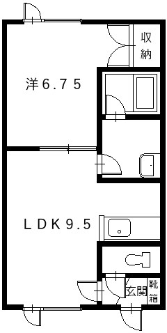 コーポクラーク 間取り