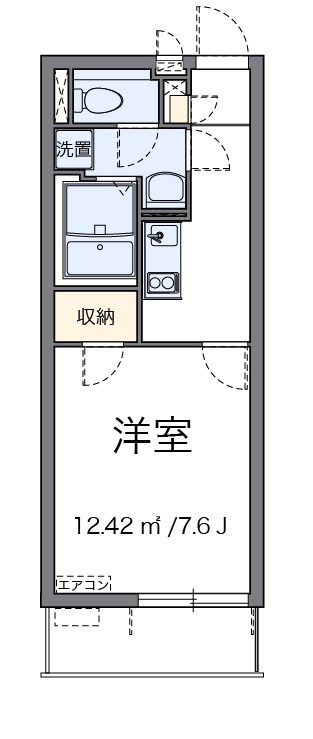 SONO  102号室 間取り