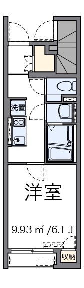 ボヌール 102号室 間取り