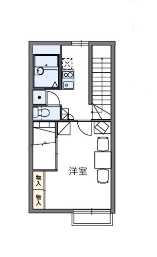 山栄アビタ 203号室 間取り