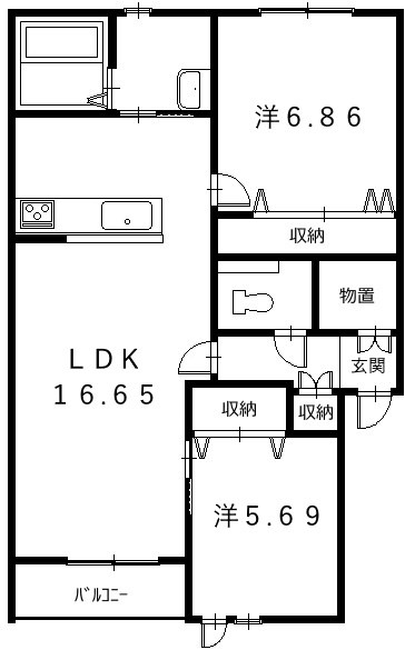 スピカⅡ 間取り