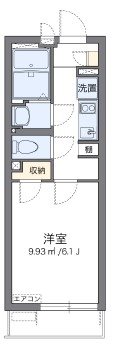 フェルス 201号室 間取り