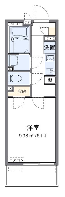 ET 301号室 間取り