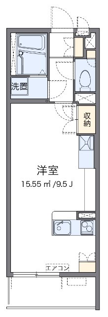 ひだまりⅡ  201号室 間取り